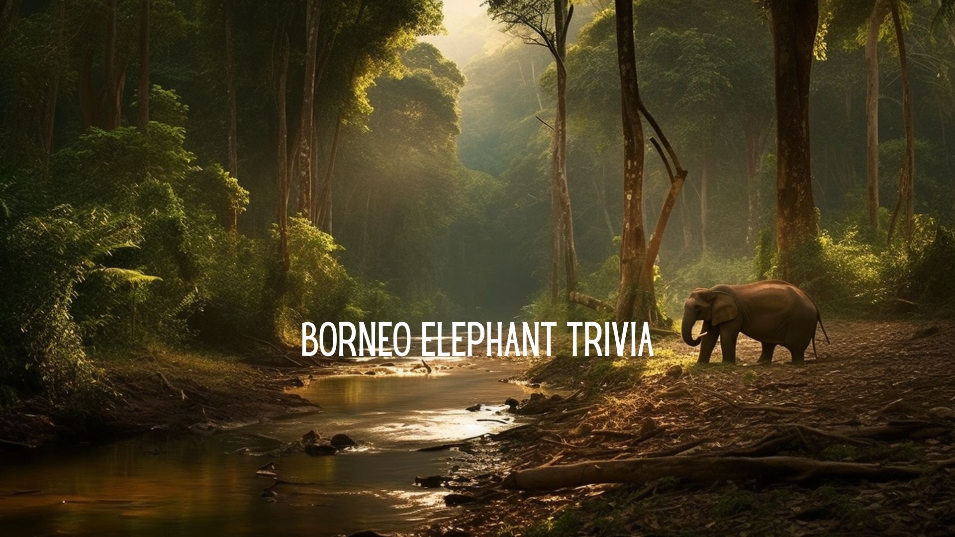 Borneo elephant trivia